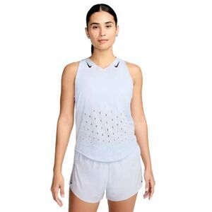 Nike AeroSwift Dri-FIT ADV Running racing Singlet Blue Women XS FN2504 085